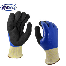 NMsafety  winter waterproof and oil resistant anti cut industrial work gloves